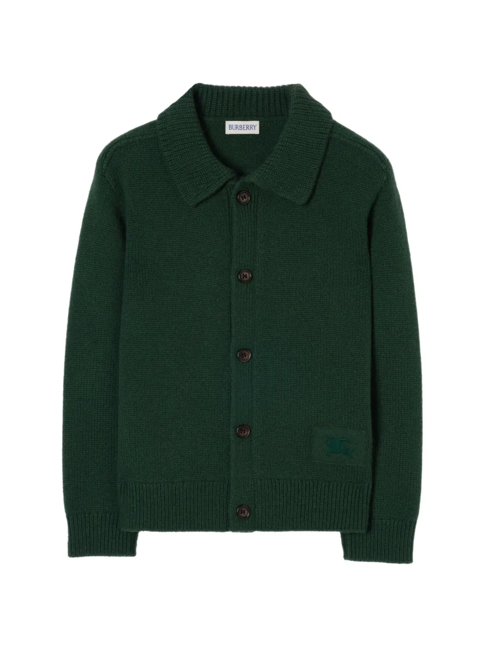 Burberry Kids Cardigan in cashmere - Verde