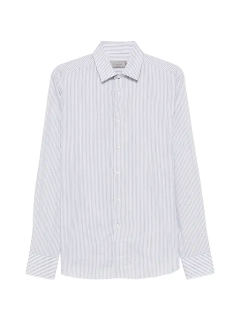 Canali striped long-sleeve shirt