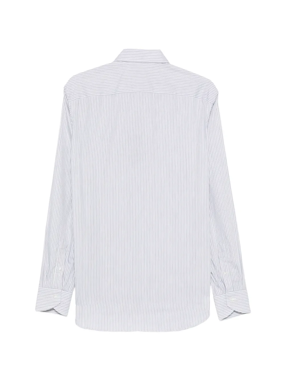 Canali Gestreept overhemd Wit