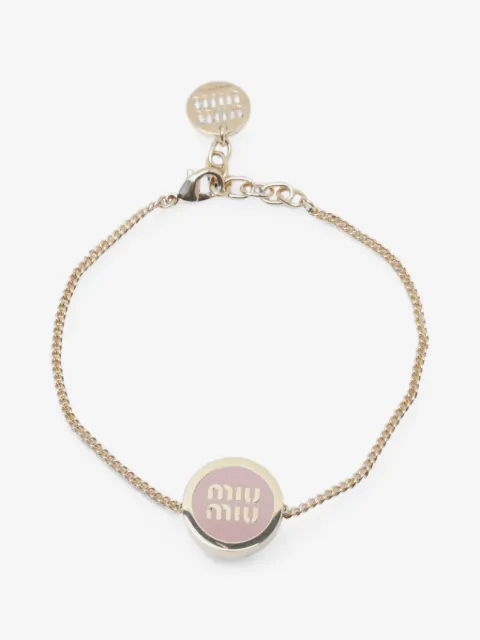 Miu Miu enameled metal bracelet
