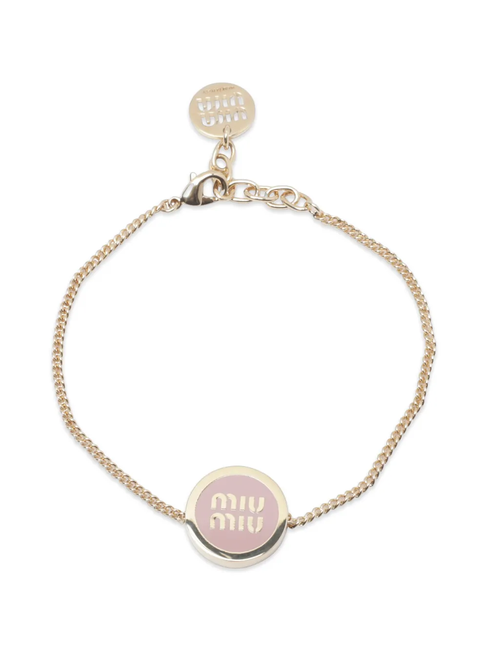 Miu Miu enameled metal bracelet - Oro