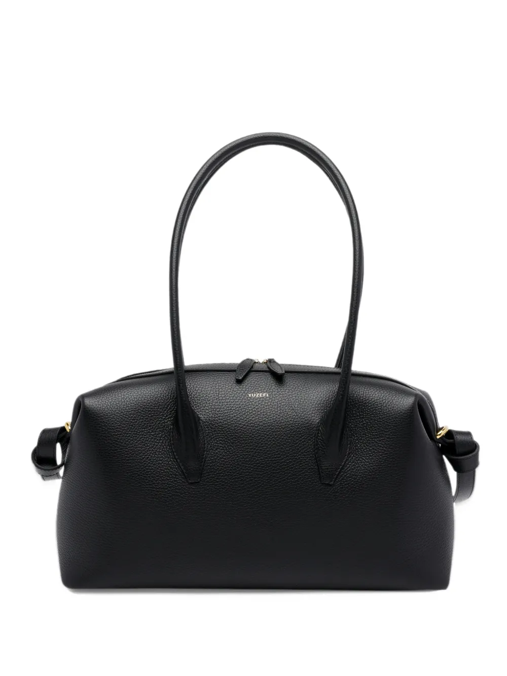 Yuzefi Brioche pebble-grain shoulder bag - Nero
