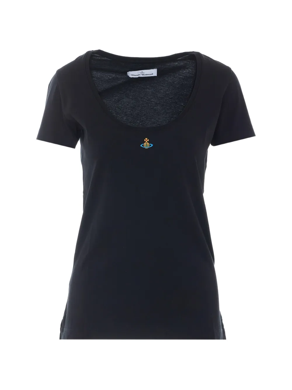 Vivienne Westwood Lollo Orb-embroidered T-shirt - Nero