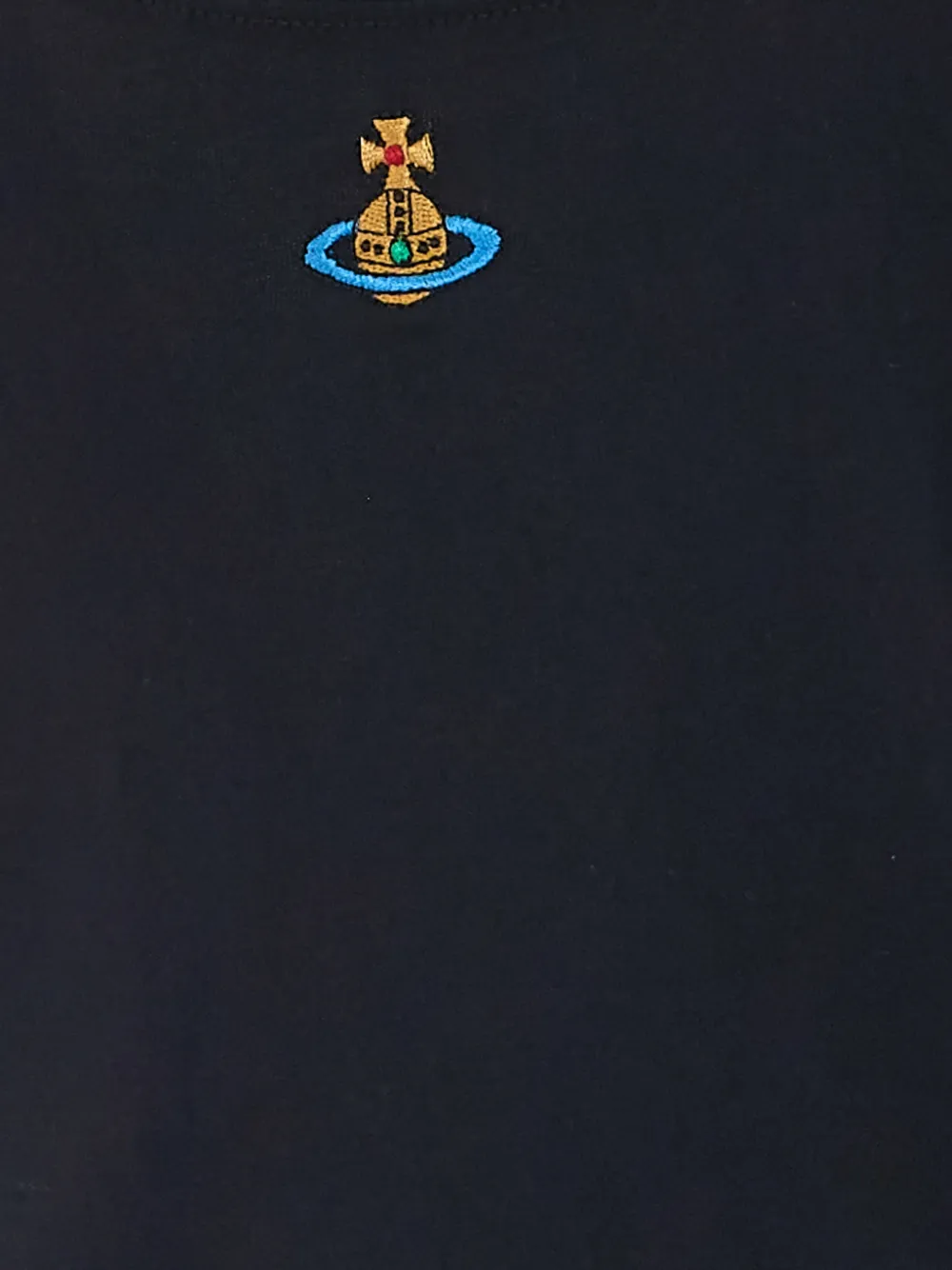 Vivienne Westwood Lollo T-shirt met Orb-borduurwerk Zwart