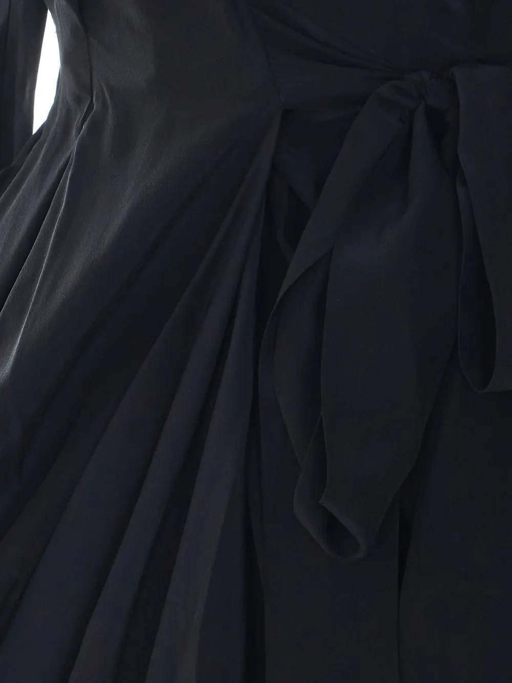 Vivienne Westwood Kendall Draped Wrap Dress in Black, view 3