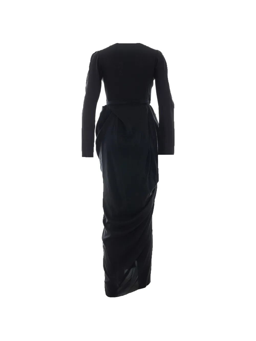 Vivienne Westwood Kendall Draped Wrap Dress in Black, view 2