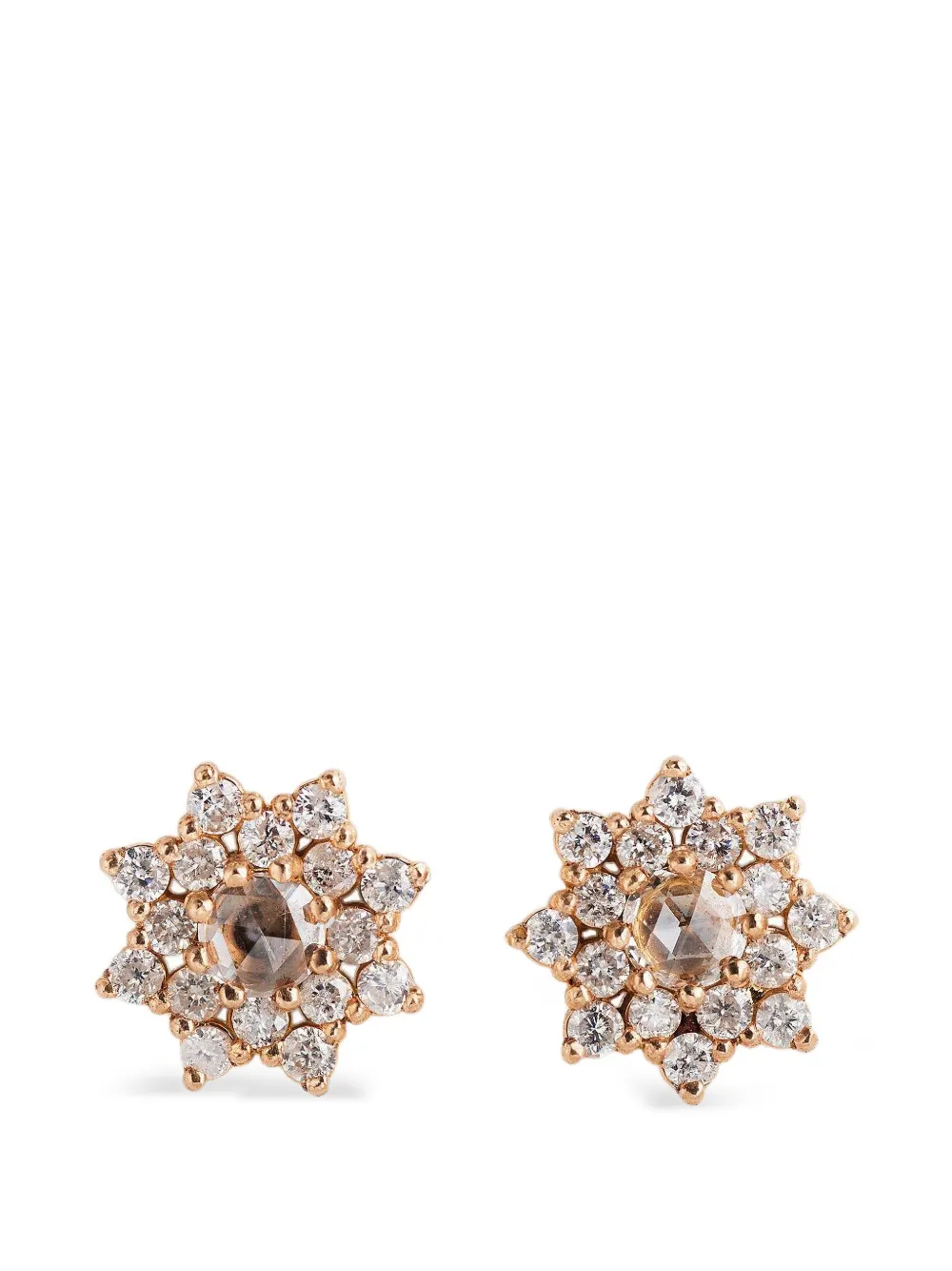 Parulina Sherzade diamond stud earrings - Rosa