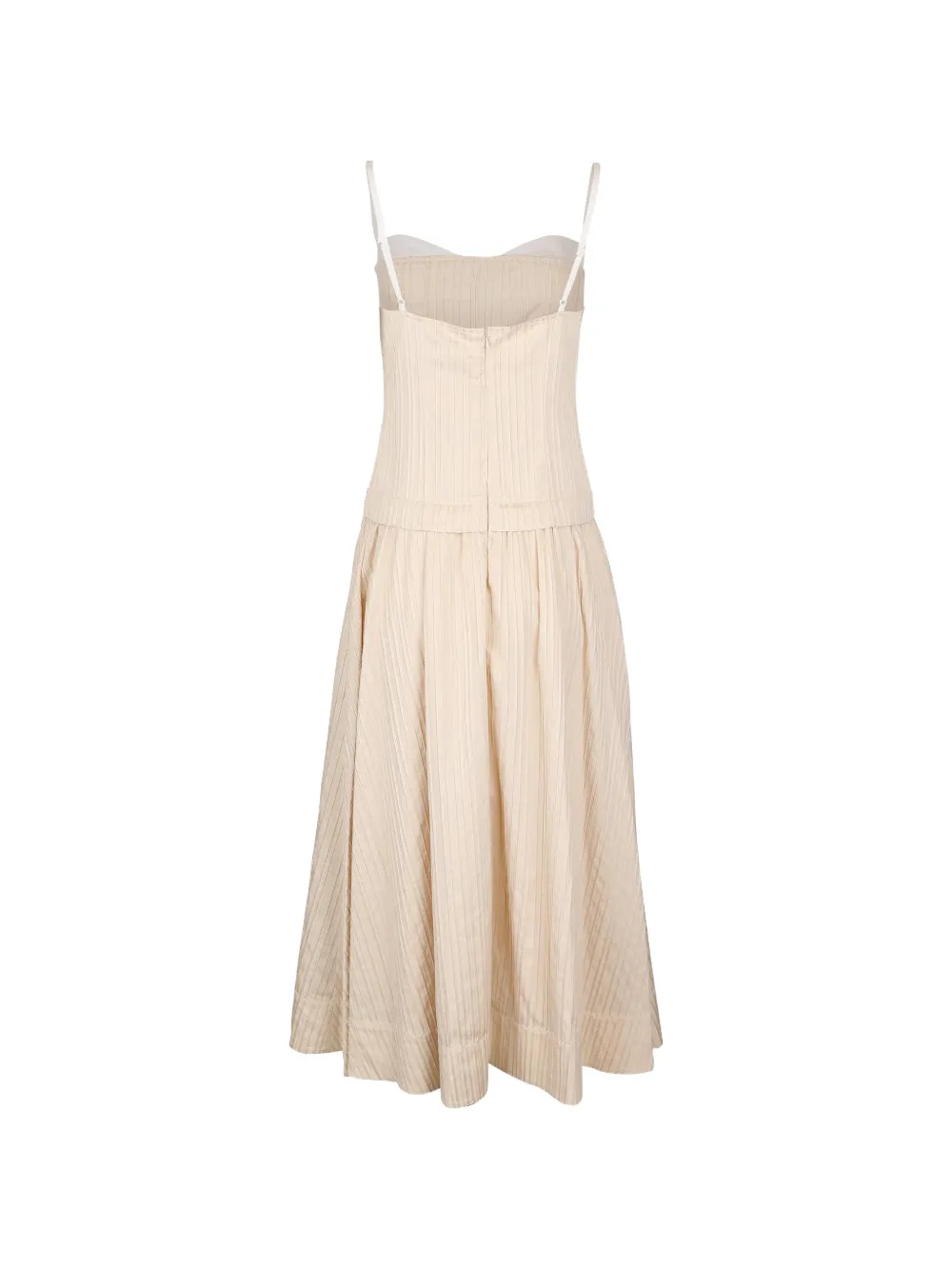 SIMKHAI Quinlin bustier midi-jurk Beige