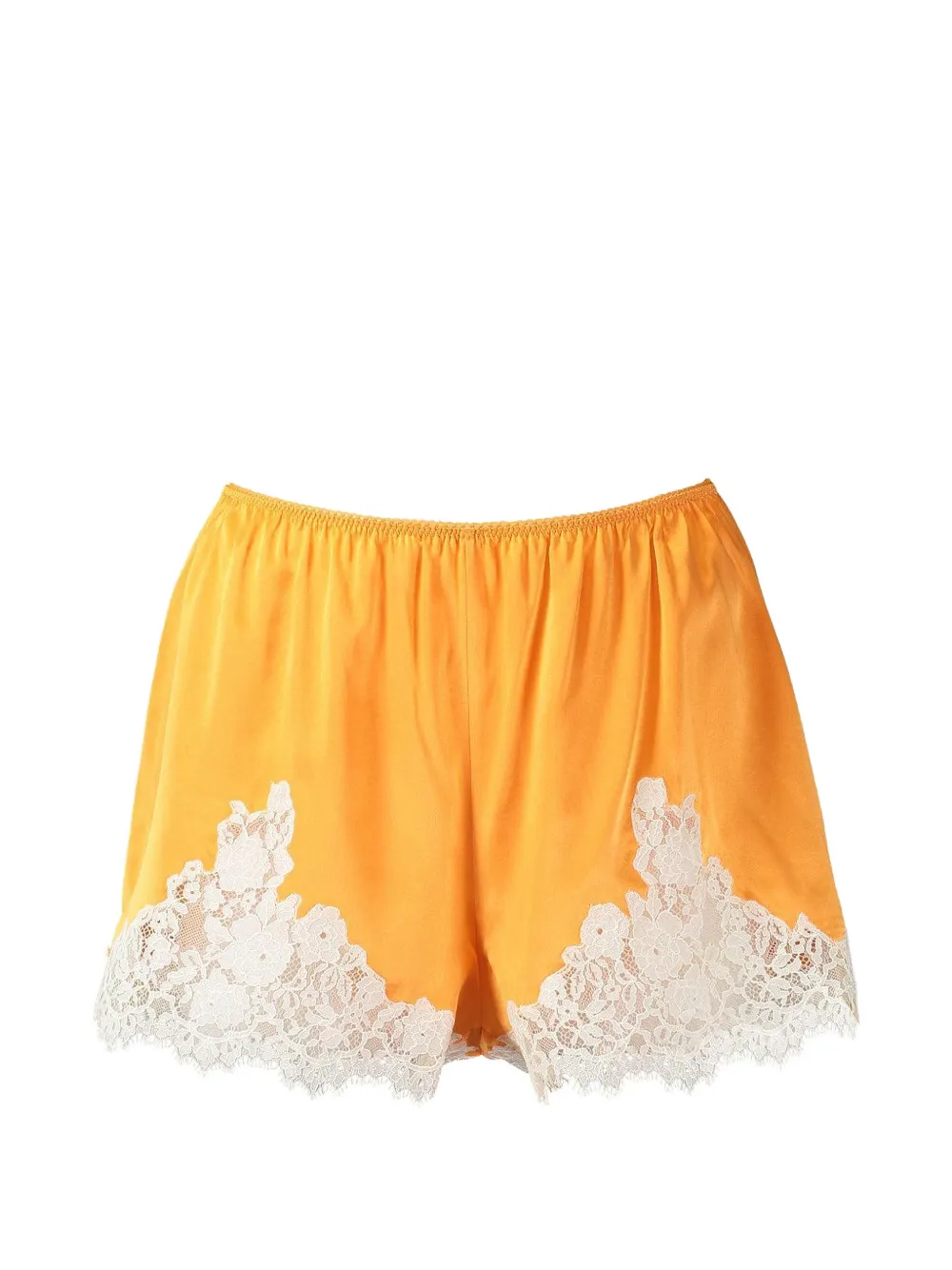 DÔEN Iona lace-trim mini shorts