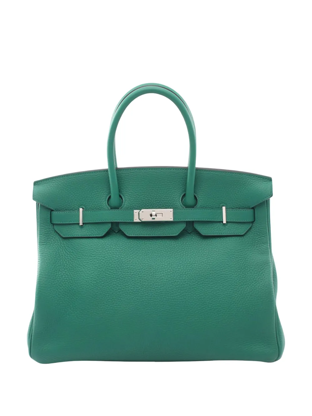 Hermès Pre-Owned 2018 Clemence Birkin Retourne 35 handbag - Grün