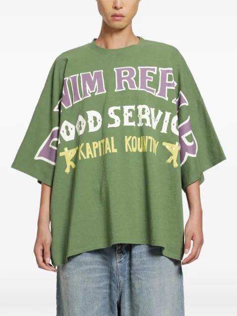 KAPITAL Huge-T slogan-print T-shirt