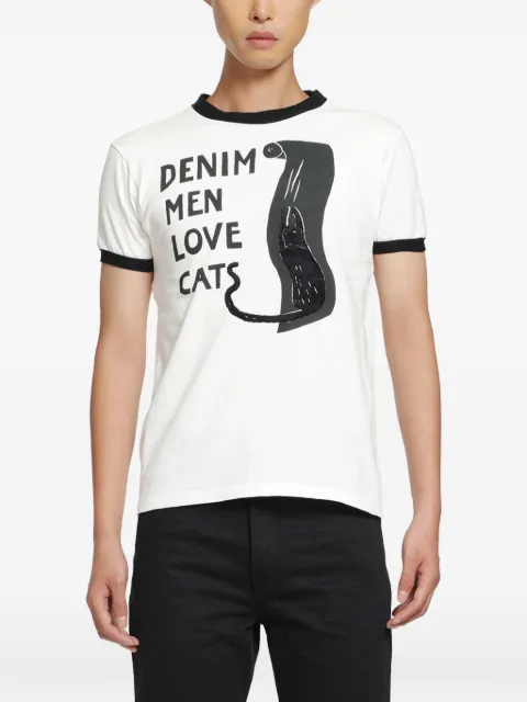 KAPITAL graphic-print ringer T-shirt