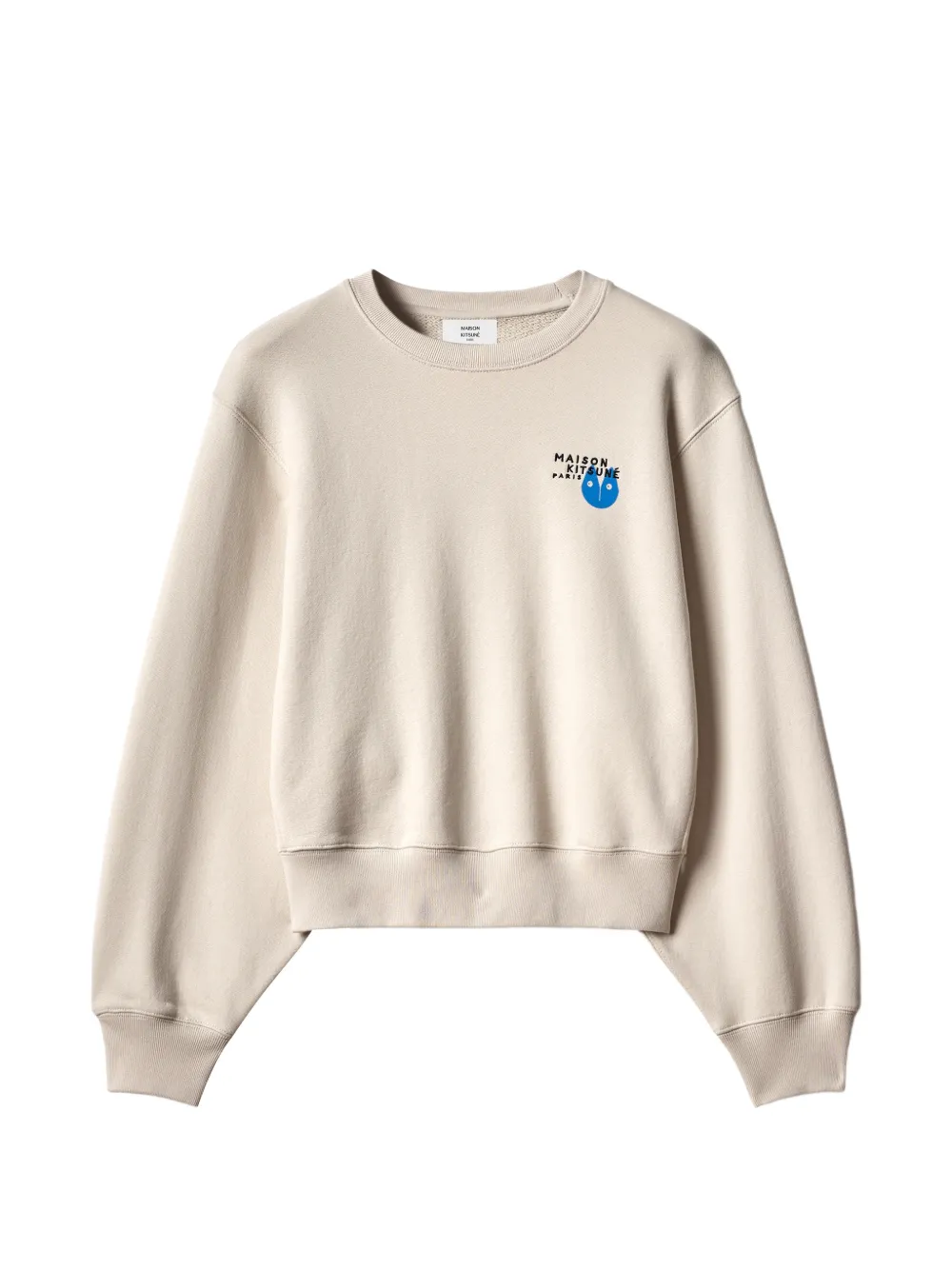 Maison Kitsuné Fortune Fox cotton sweatshirt - Nude