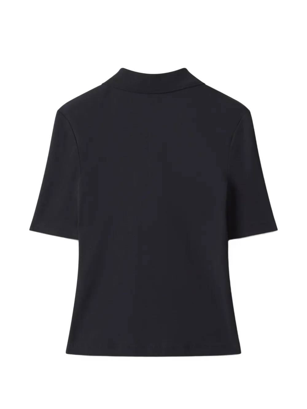 Maison Kitsuné Fortune Fox poloshirt met korte mouwen Zwart