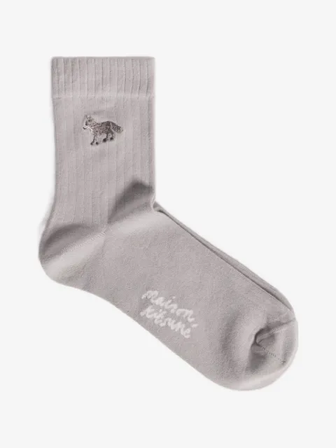 Maison Kitsuné Baby Fox ribbed socks