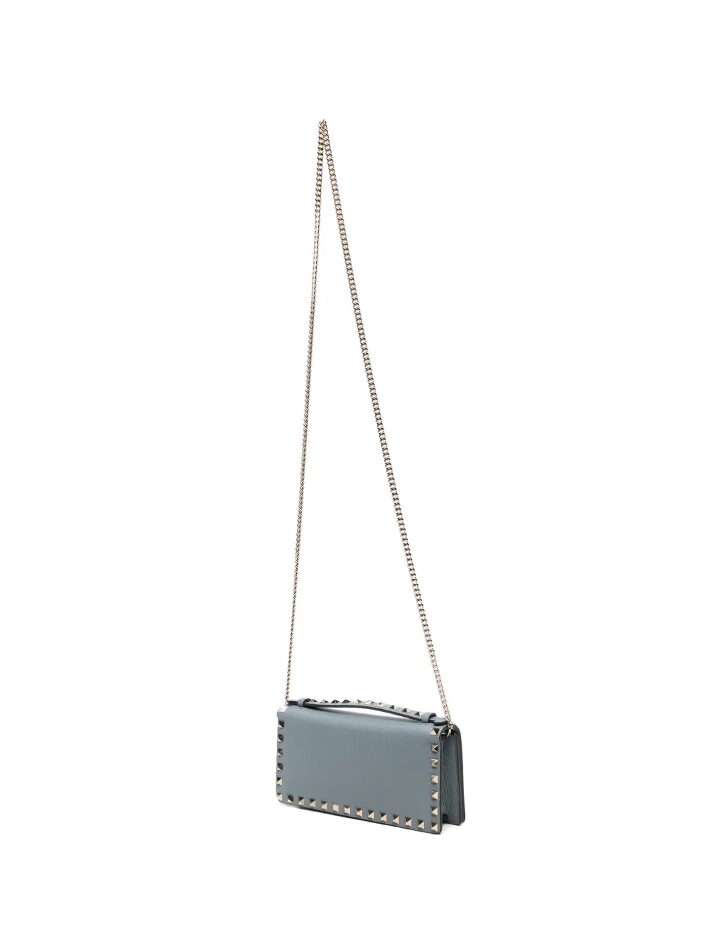 Valentino Garavani Rockstud leather mini bag Blauw