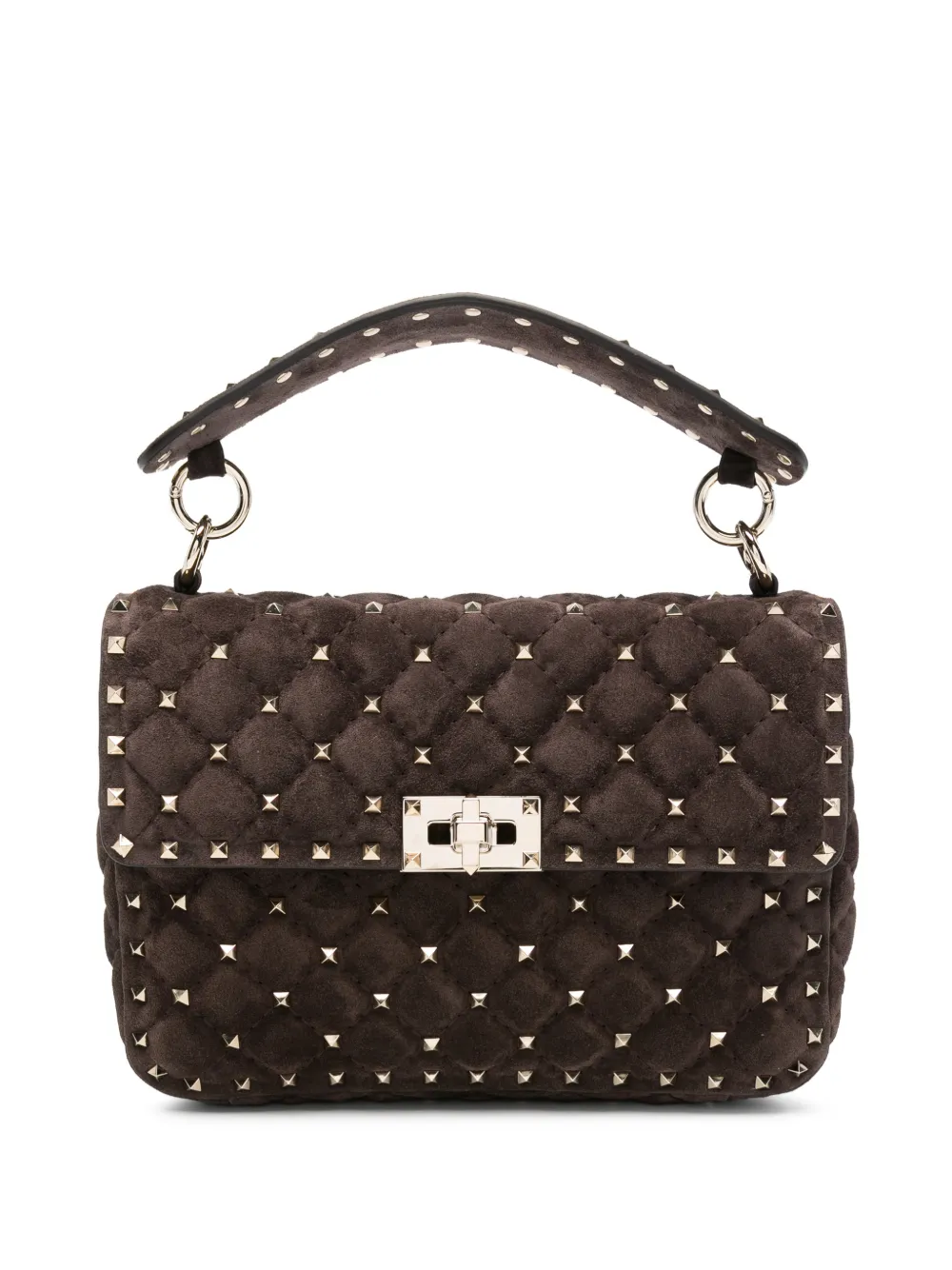 Valentino Garavani medium Rockstud Spike shoulder bag - Marrone