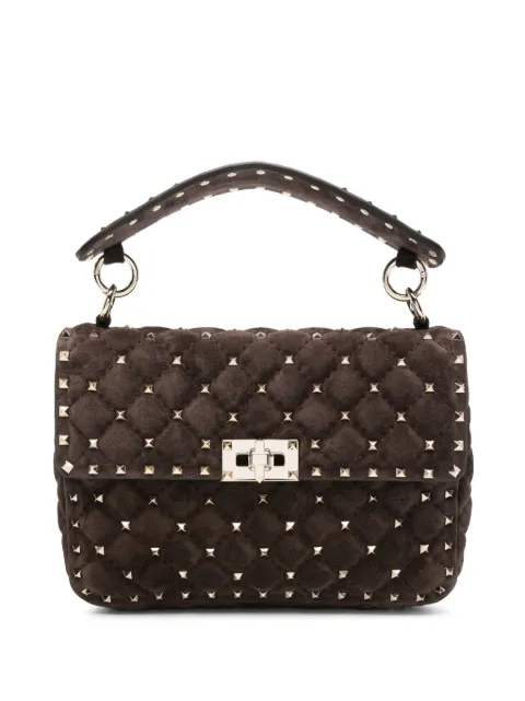 Valentino Garavani bolsa de hombro Rockstud Spike mediana