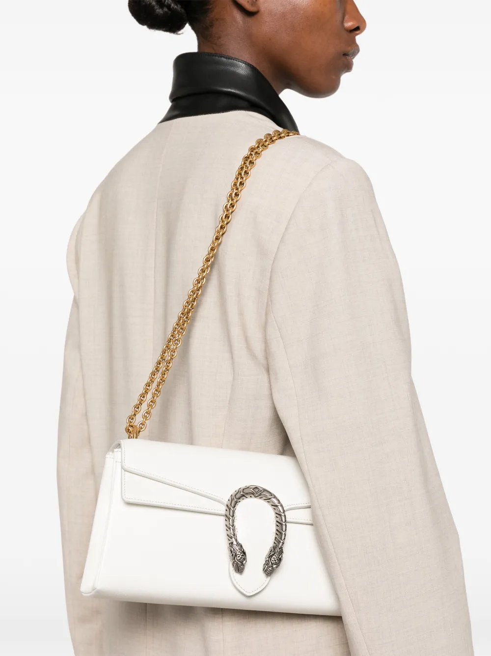 Gucci Medium Dionysus schoudertas Wit