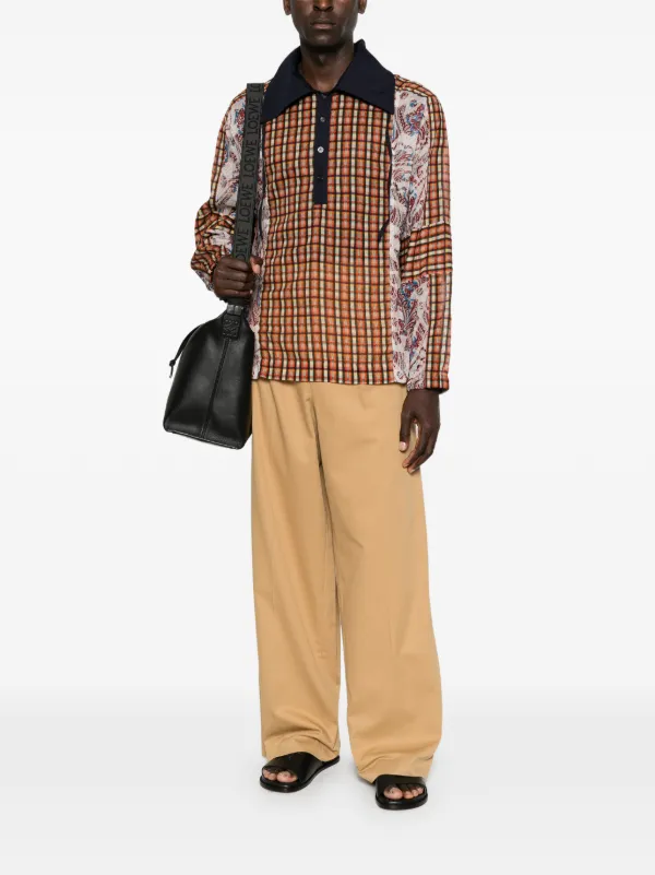 LOEWE wide-leg Pleated Trousers | ニュートラル | FARFETCH JP