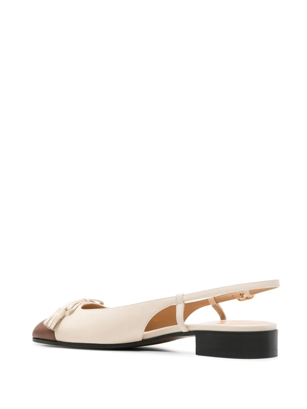 Valentino Garavani Valet du Roi Kid slingback ballerina 25Mmm Beige
