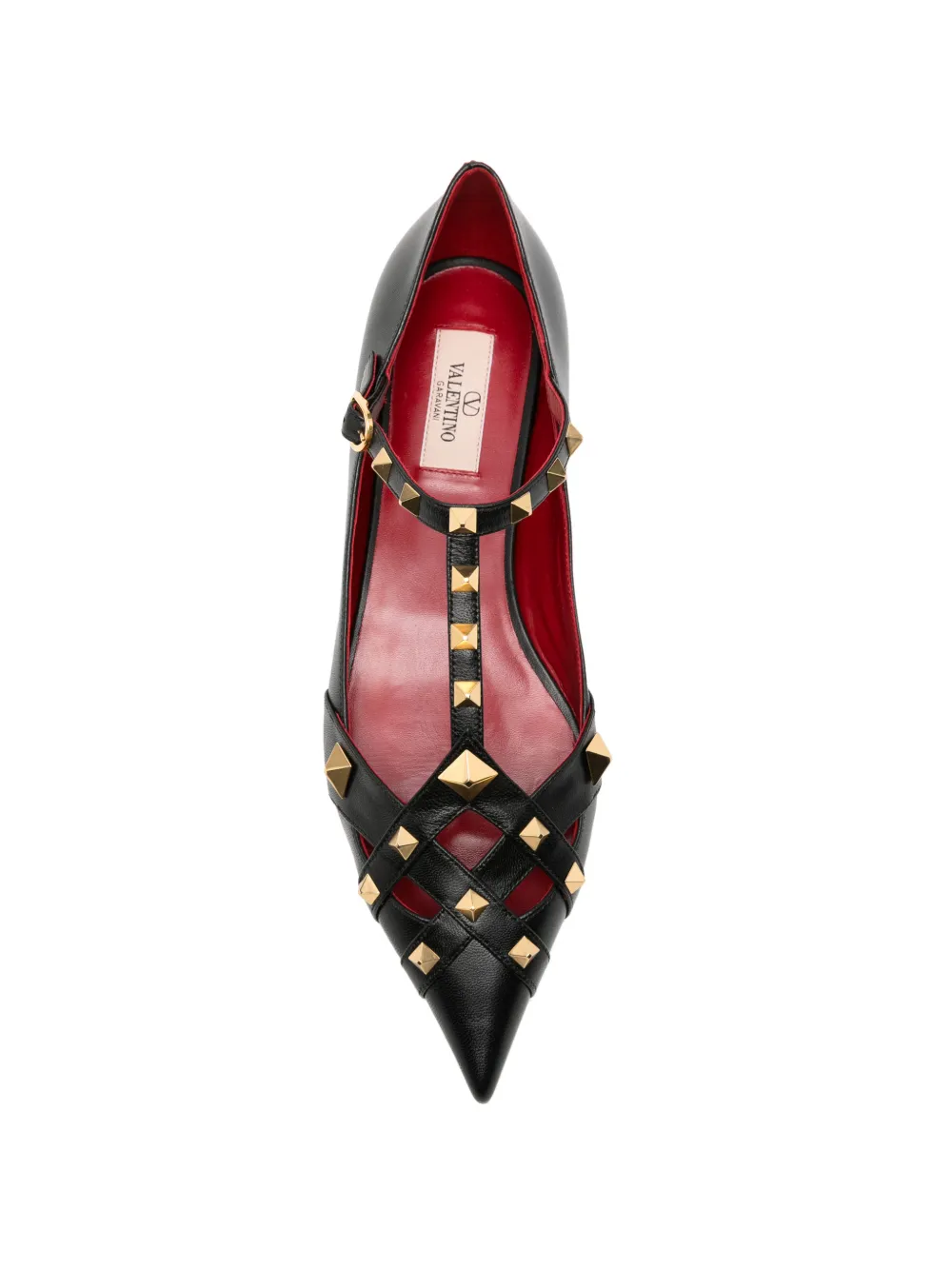 Valentino Garavani Rockstud cage pumps Zwart