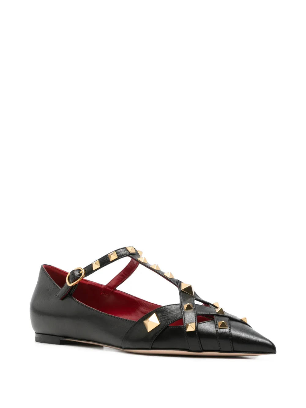 Valentino Garavani Rockstud cage pumps Zwart