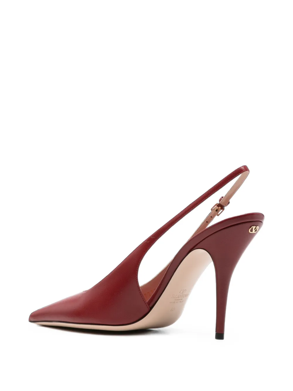 Valentino Garavani VLogo Signature slingback pumps Rood