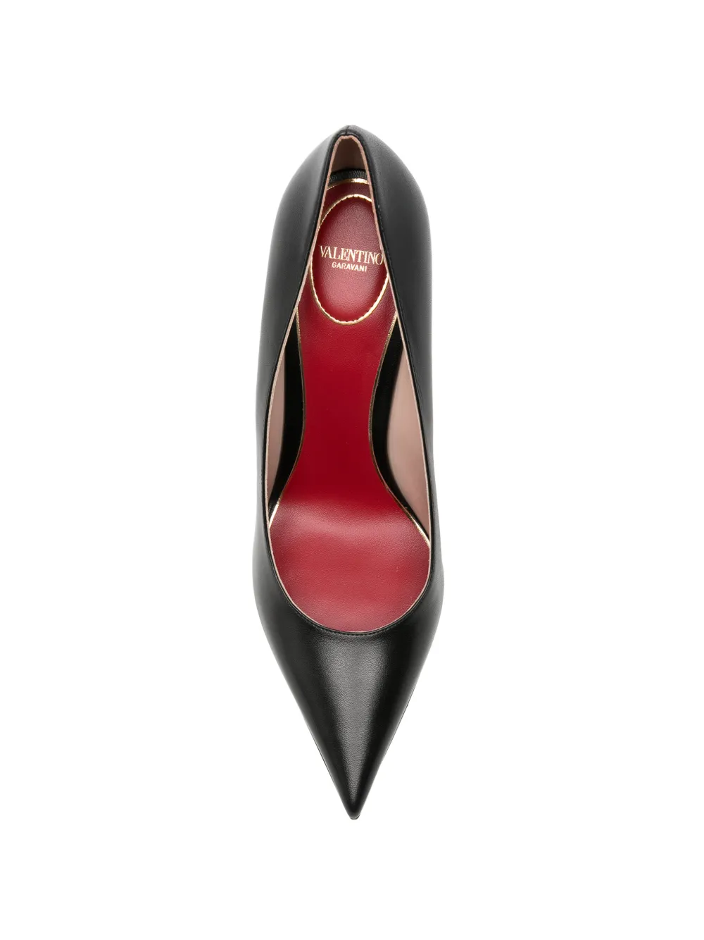 Valentino Garavani VLogo Signature leather pumps Zwart