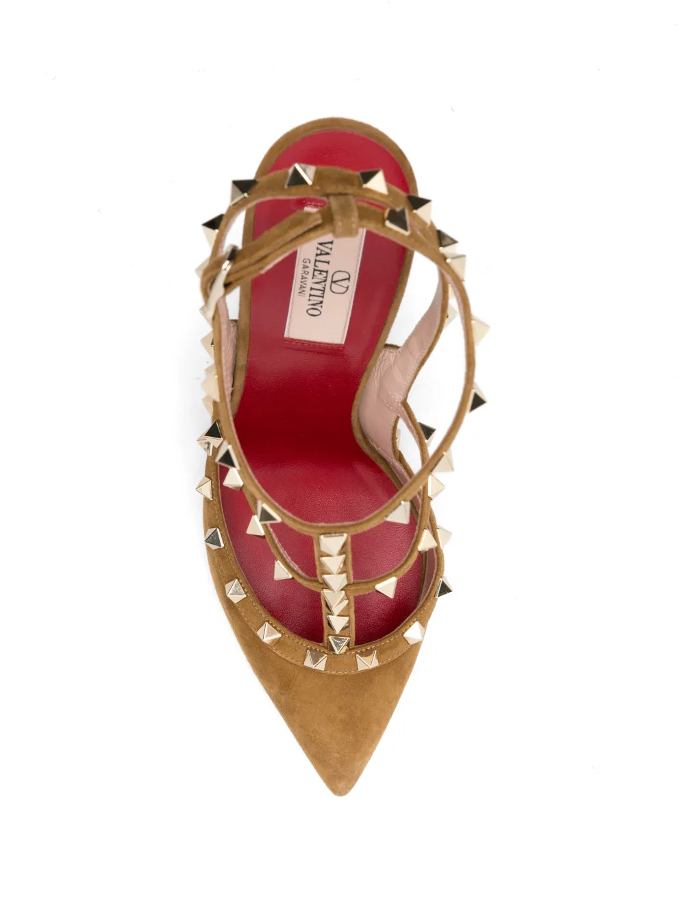 Valentino Garavani Rockstud ankle-strap sandals Bruin