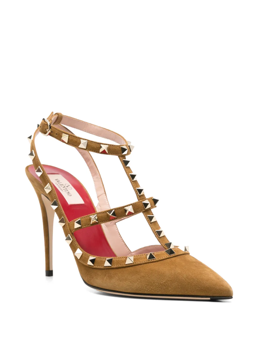 Valentino Garavani Rockstud ankle-strap sandals Bruin