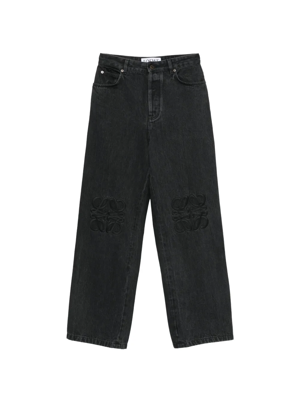LOEWE Anagram loose-fit jeans - Schwarz