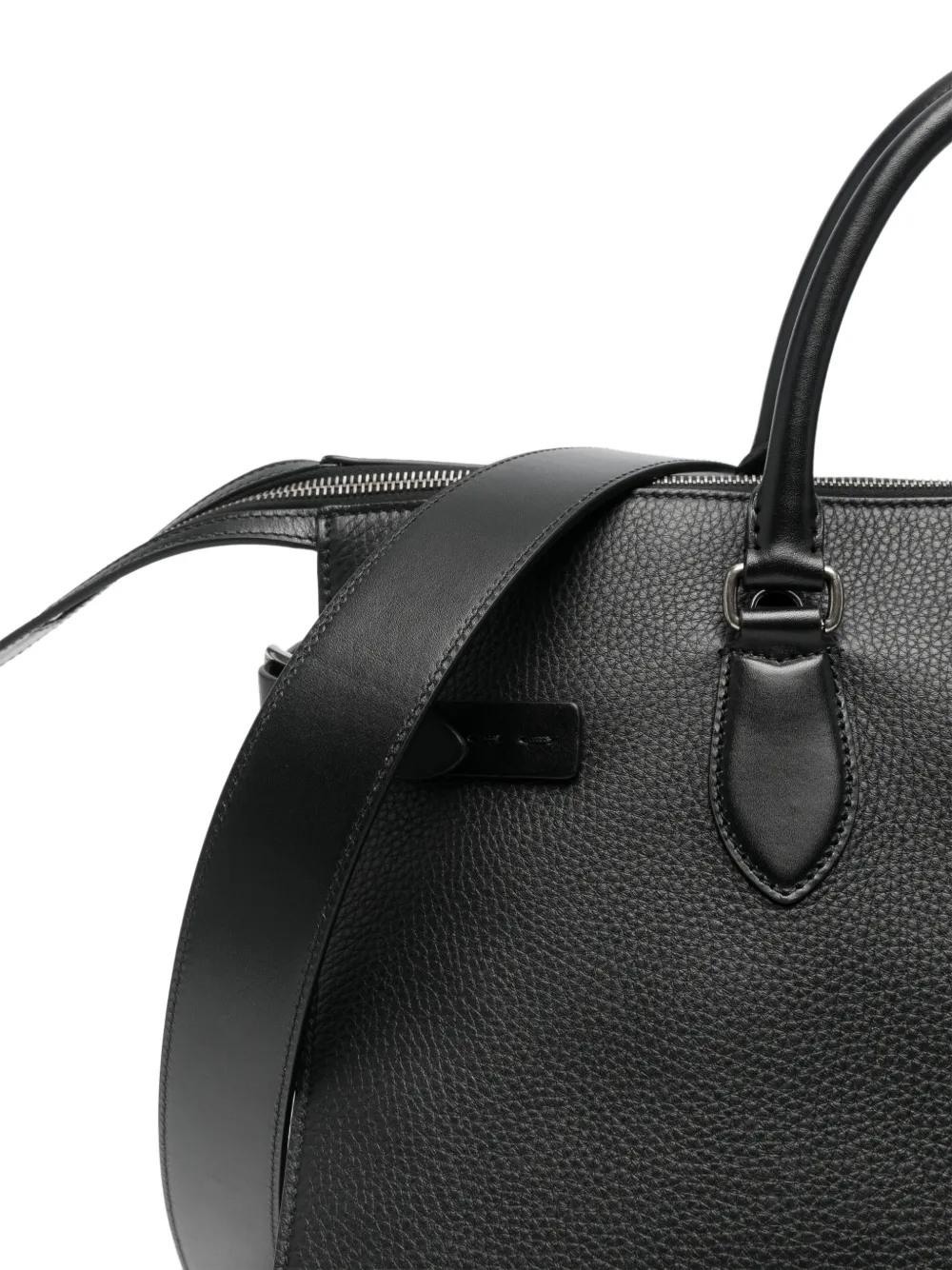 Valentino Garavani Antibes leren shopper met textuur Zwart
