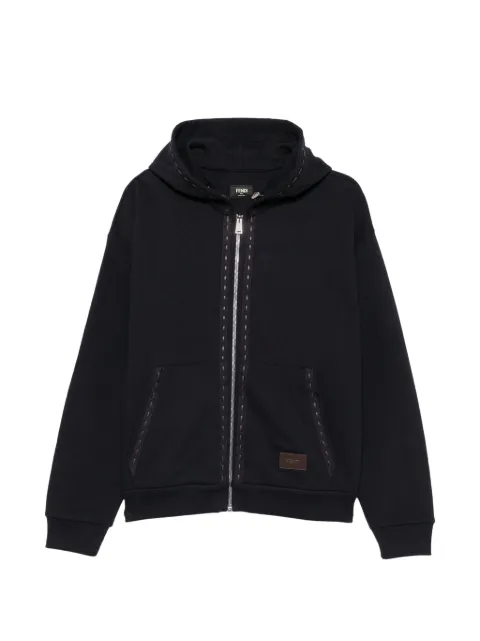FENDI Selleria zip-up hoodie