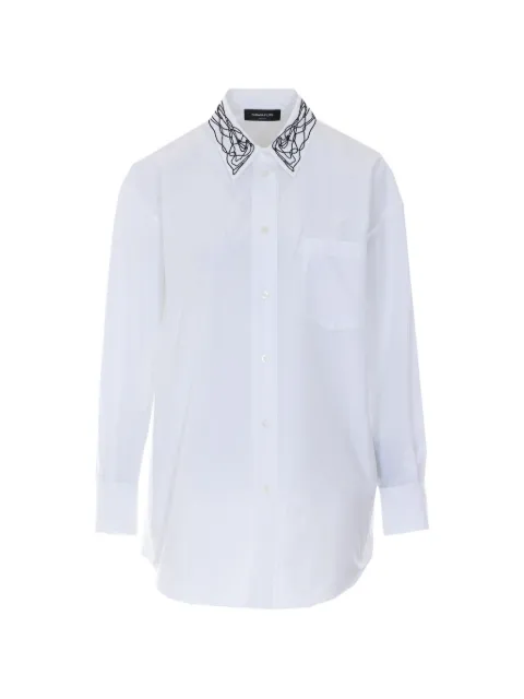 Fabiana Filippi camisa con detalle de cuentas