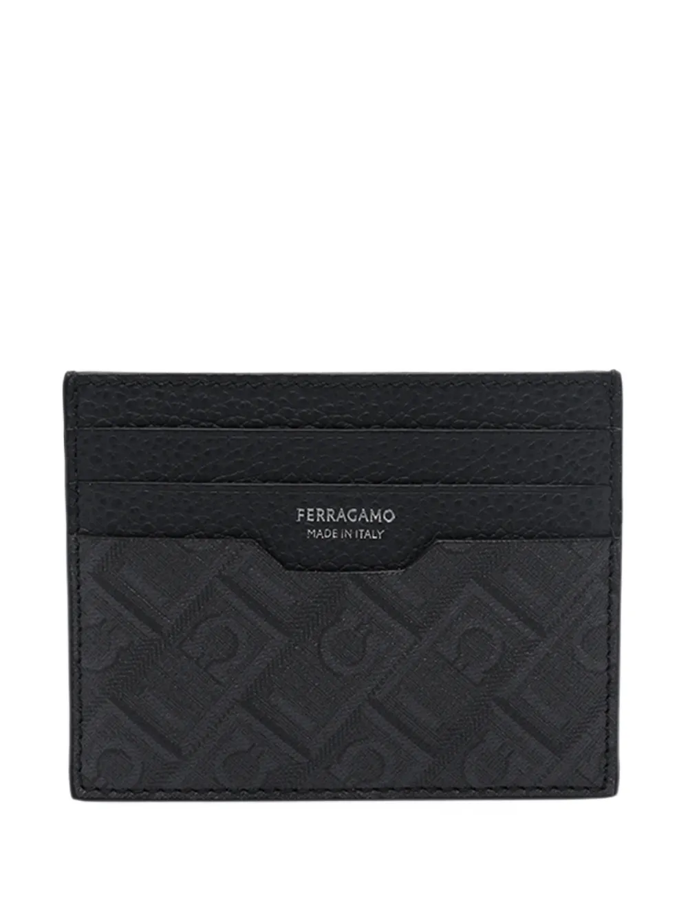 Ferragamo credit card holder - Nero