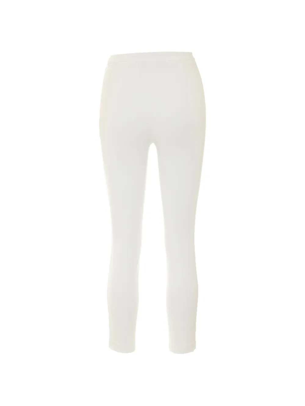 Elisabetta Franchi Broek van dubbellaags stretchcrêpe Wit
