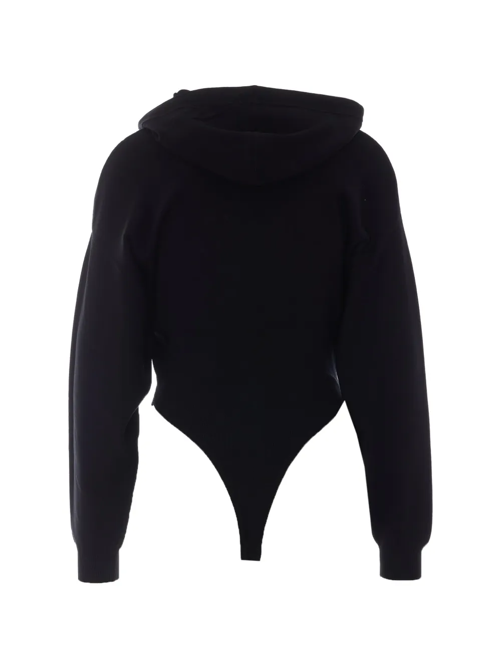Elisabetta Franchi Body met geborduurd logo Zwart