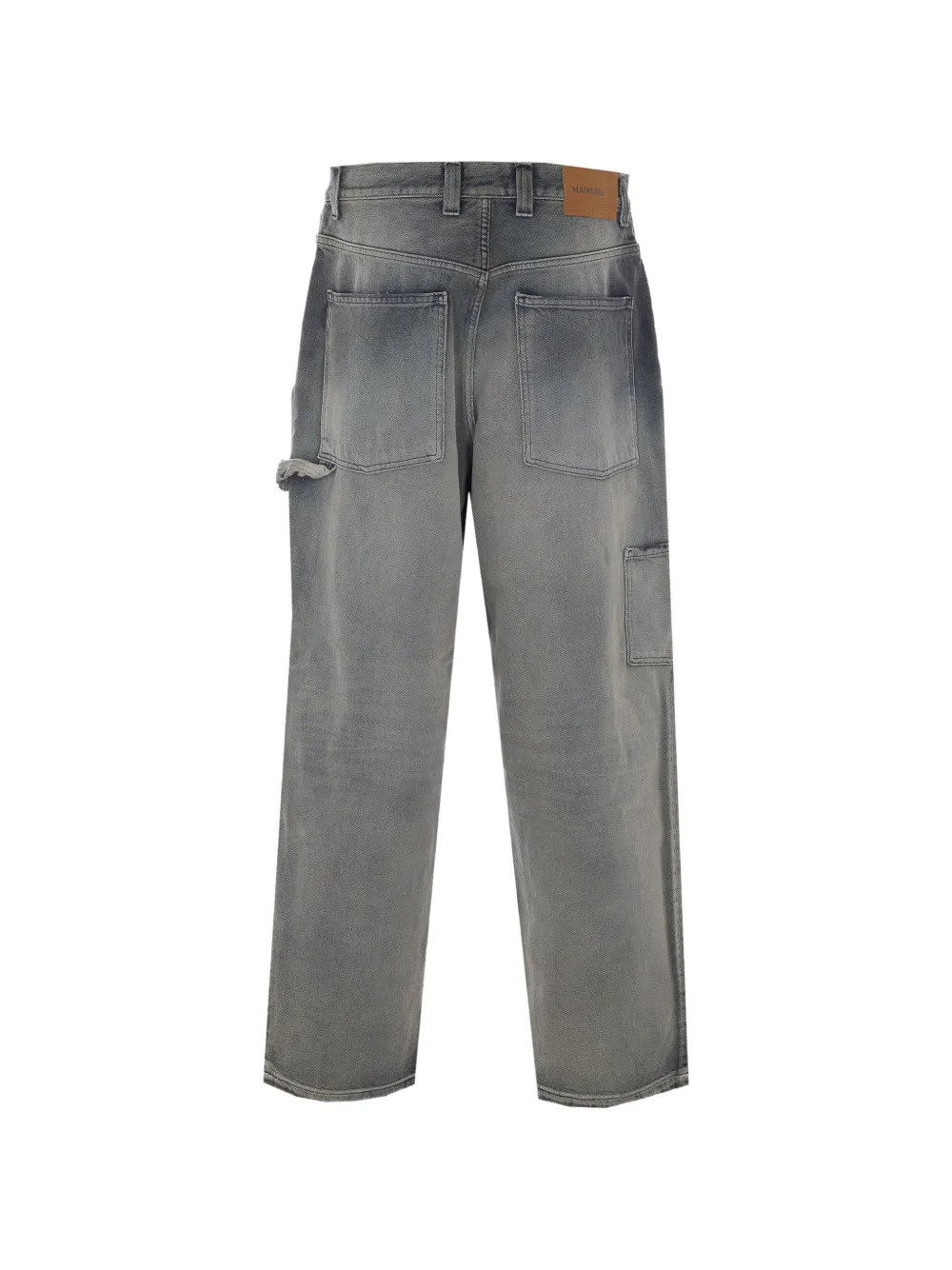 Haikure Sibilla jeans met vervaagd effect en hamerlus Blauw
