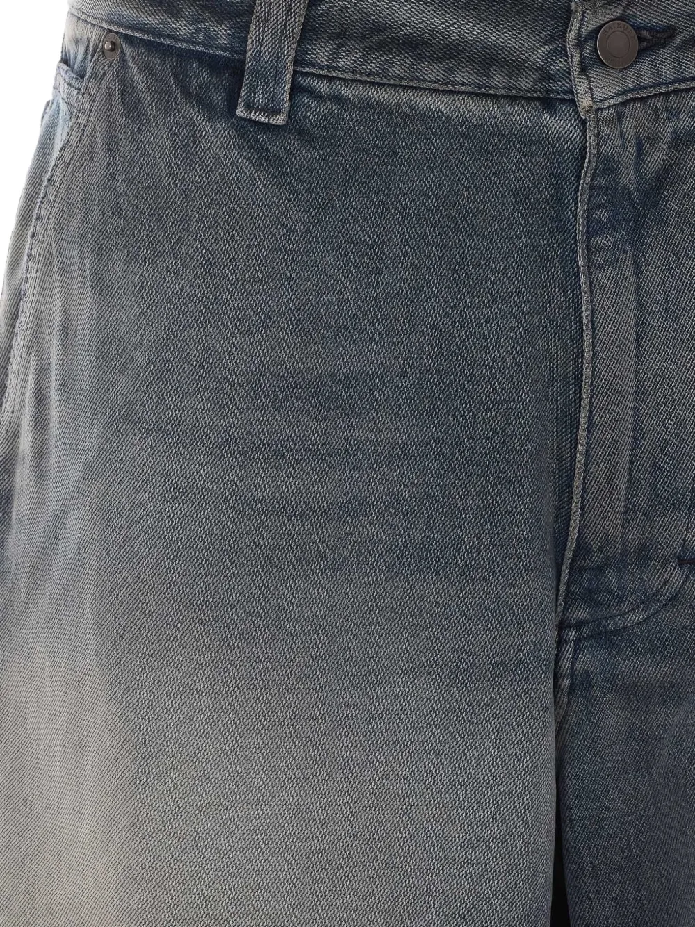 Haikure Sibilla jeans met vervaagd effect en hamerlus Blauw