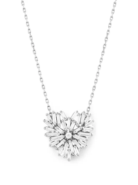 Suzanne Kalan collar con corazón y diamantes