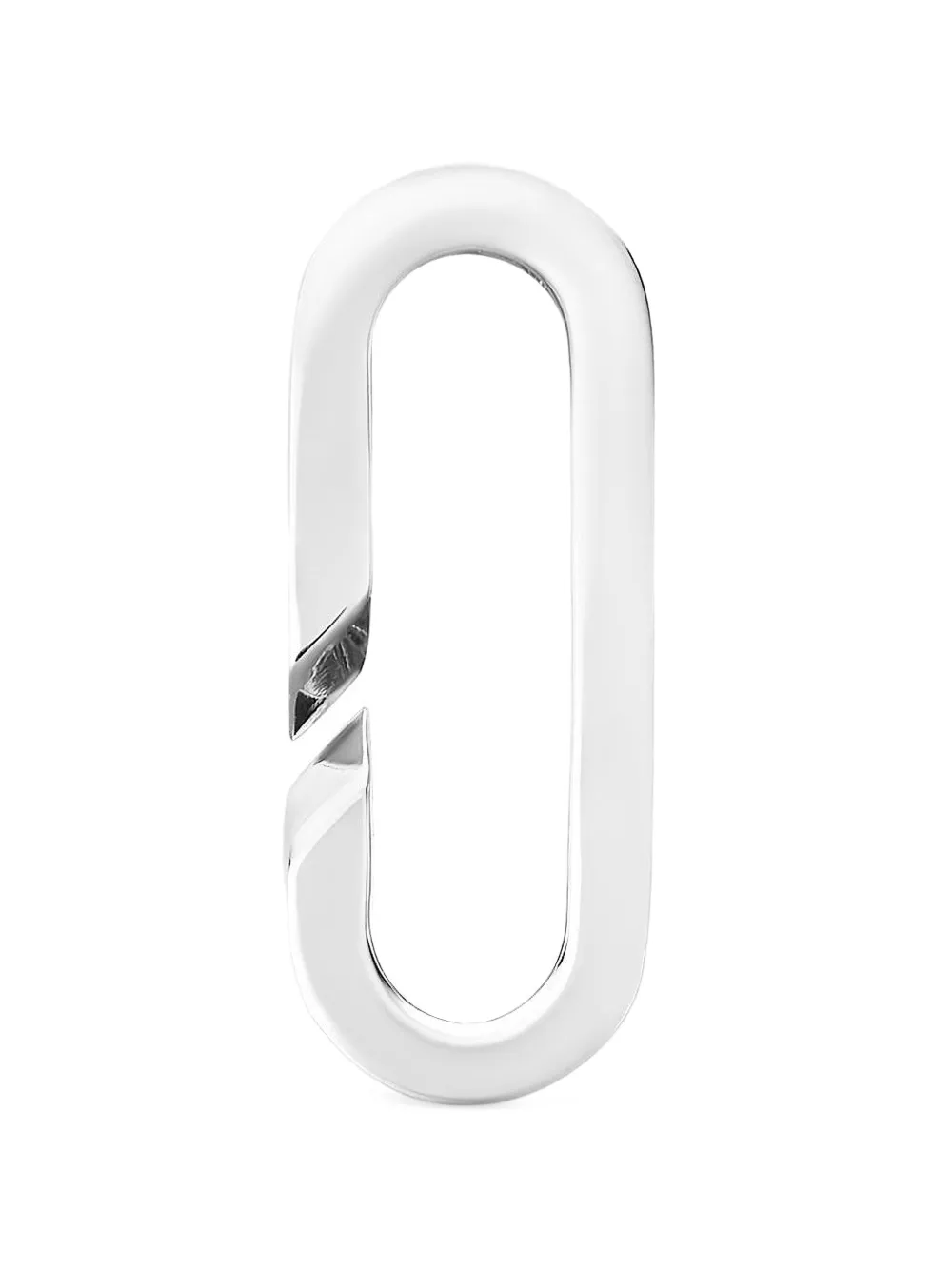 Bizzotto Gioielli small open-link paperclip pendant - Silber