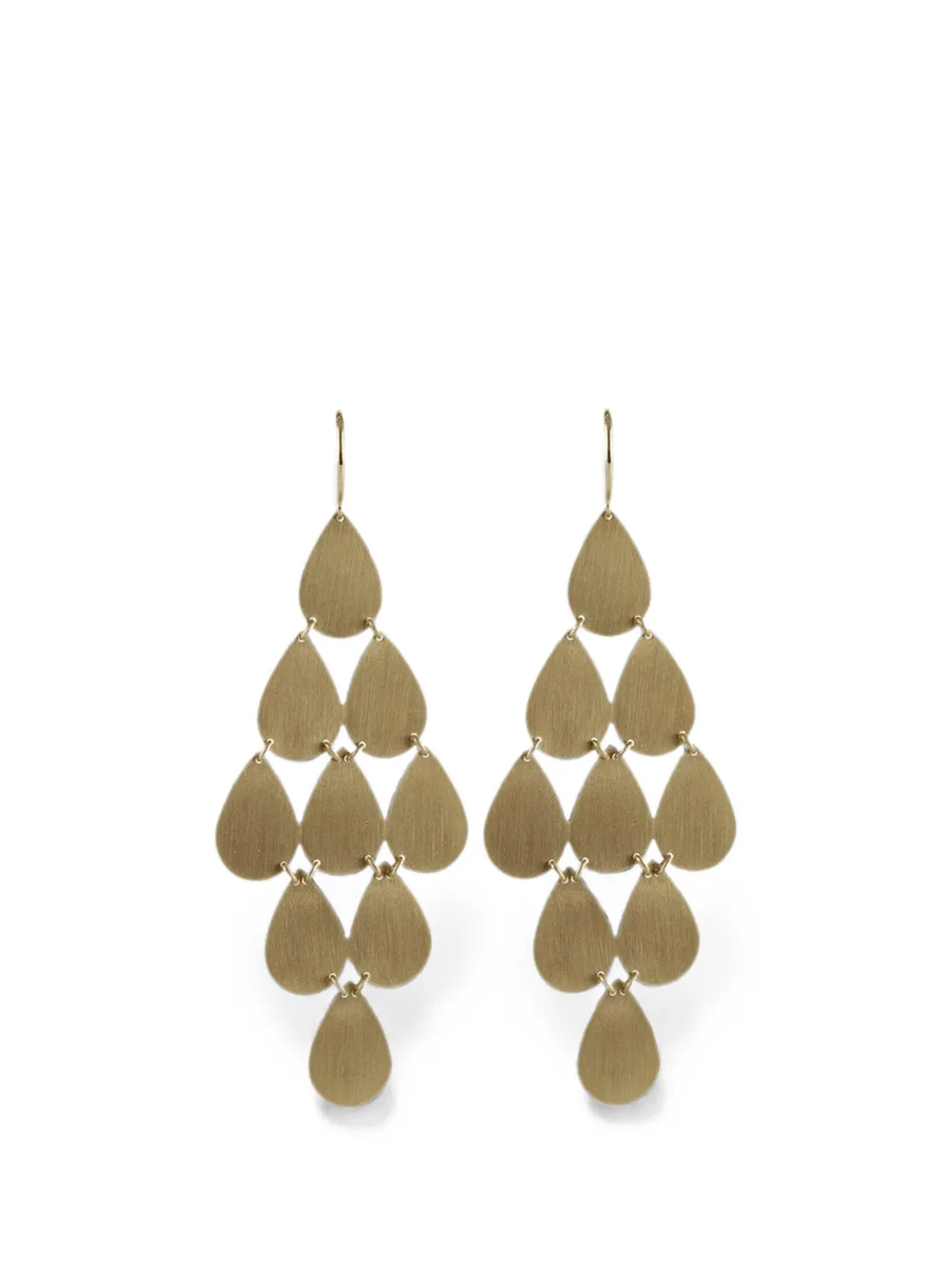 Irene Neuwirth nine-drop chandelier earrings - Gold