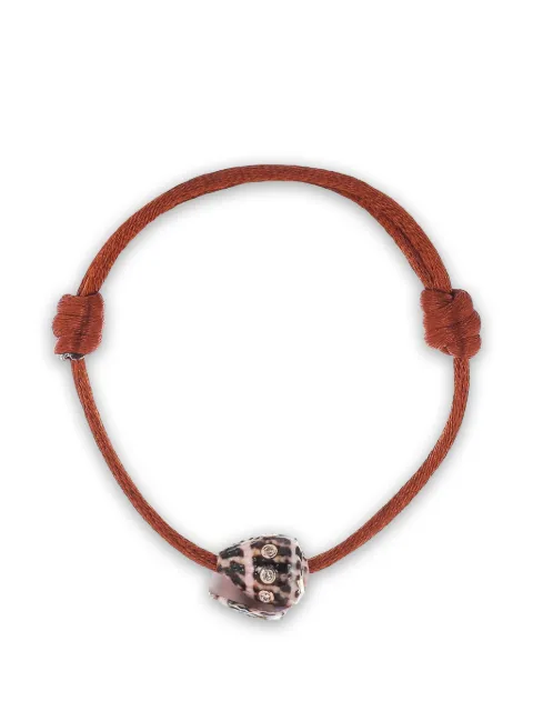 Dezso x Sara Beltran diamond and conus shell bracelet