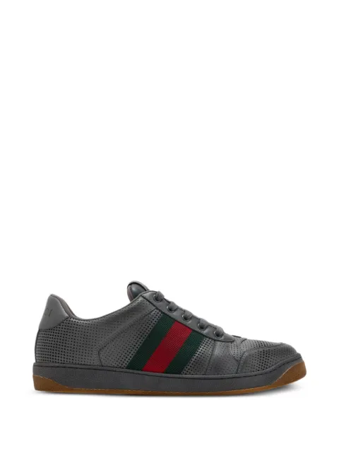 Gucci кроссовки Screener с эффектом потертости