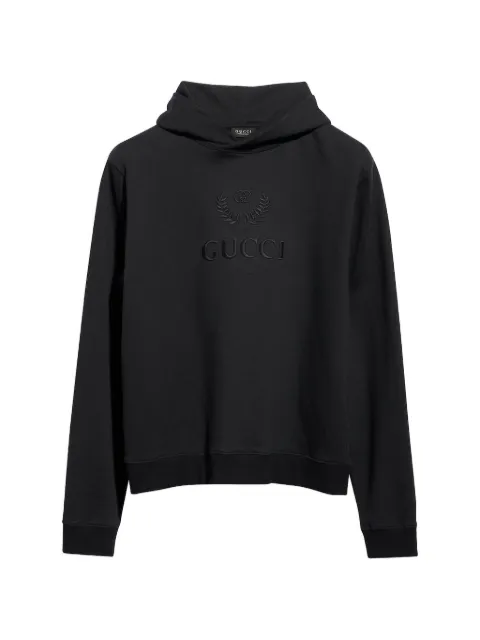 Gucci cashmere jersey sweatshirt with embroidery