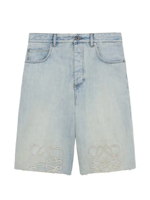 LOEWE Anagram shorts in denim