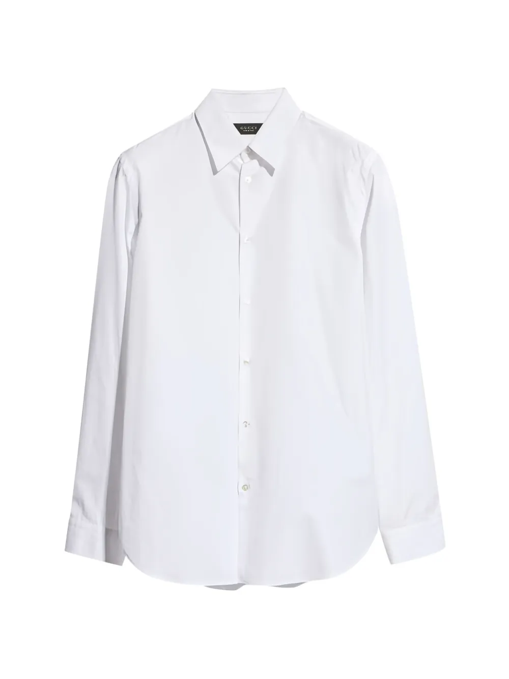 Gucci Piece dyed cotton poplin shirt - Weiß