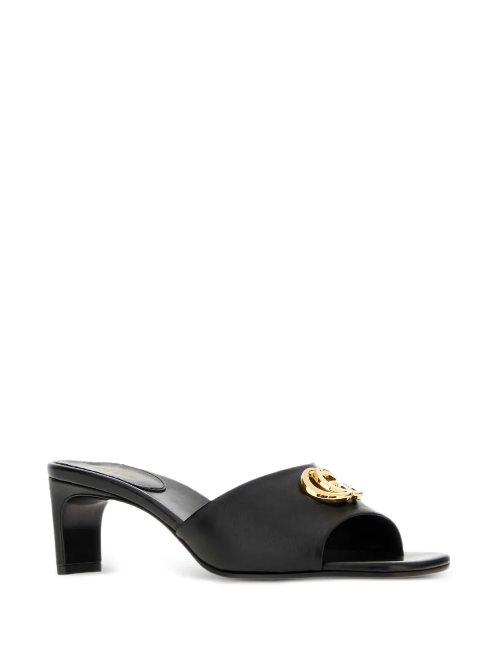 Gucci Slippers met GG-detail Zwart