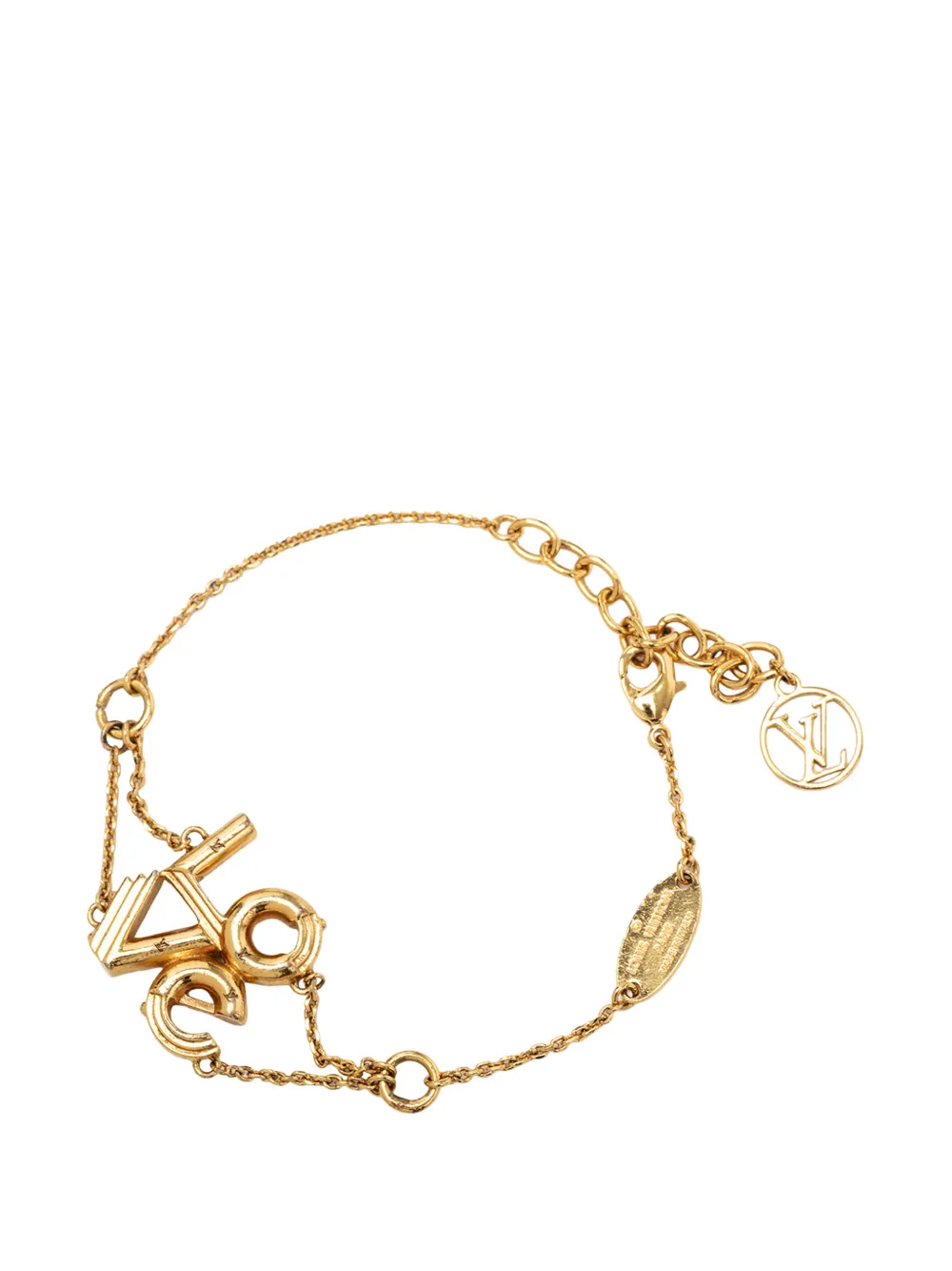 Louis Vuitton Pre-owned 2016 Gold Plated LV & Me Love Bracelet Costume Bracelet, view 2